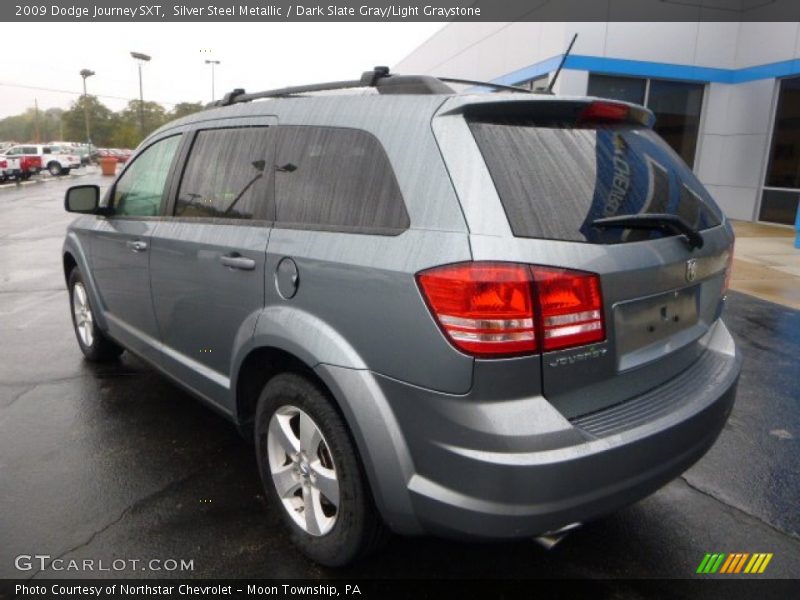 Silver Steel Metallic / Dark Slate Gray/Light Graystone 2009 Dodge Journey SXT