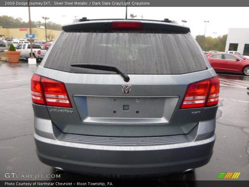 Silver Steel Metallic / Dark Slate Gray/Light Graystone 2009 Dodge Journey SXT