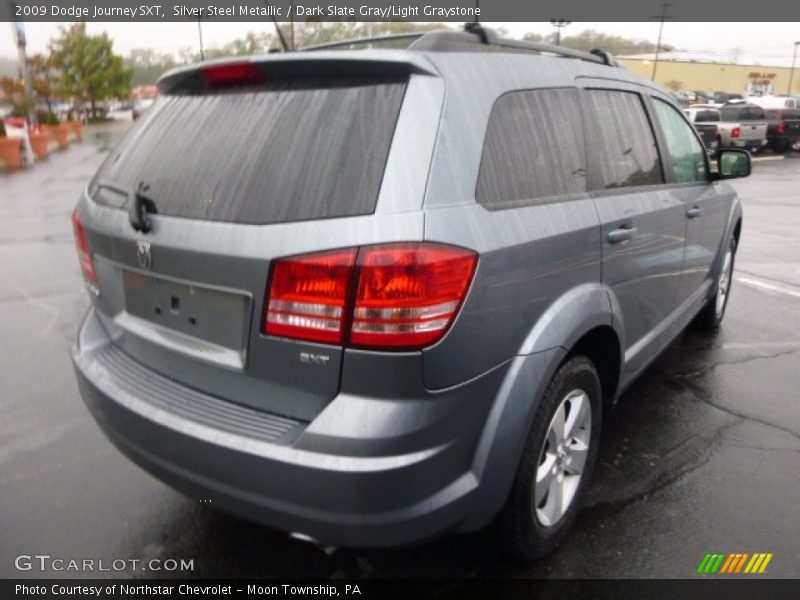 Silver Steel Metallic / Dark Slate Gray/Light Graystone 2009 Dodge Journey SXT