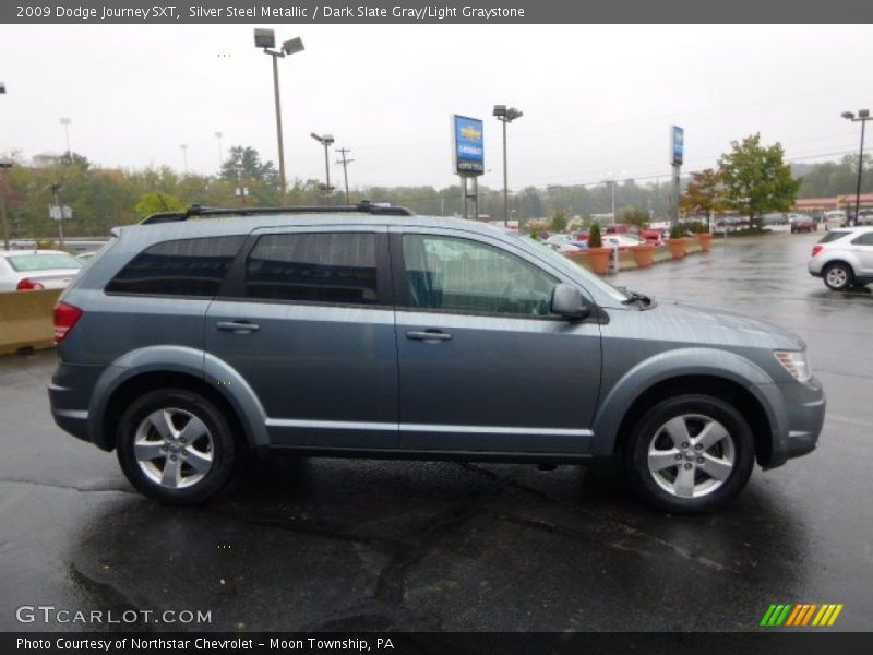 Silver Steel Metallic / Dark Slate Gray/Light Graystone 2009 Dodge Journey SXT