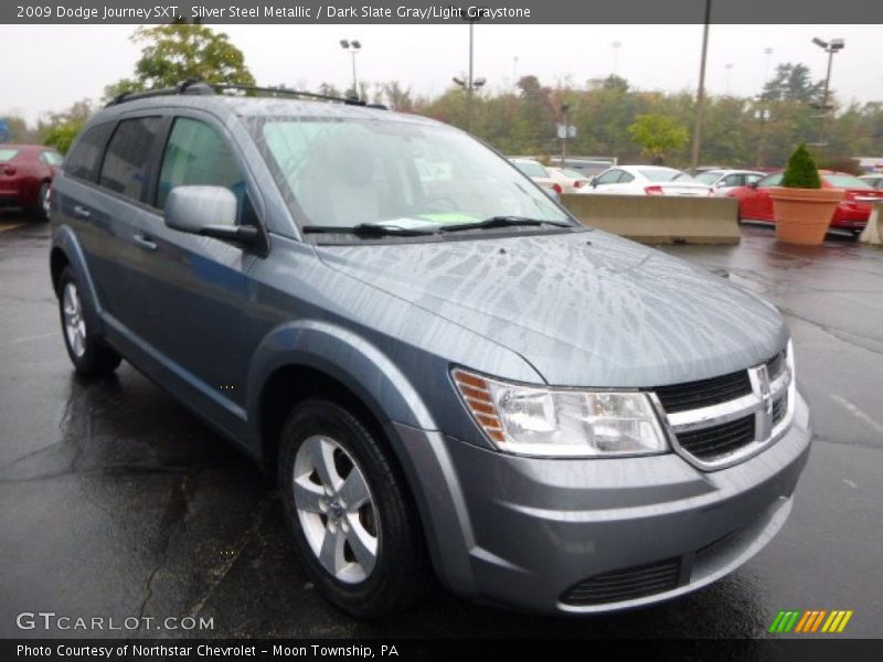 Silver Steel Metallic / Dark Slate Gray/Light Graystone 2009 Dodge Journey SXT