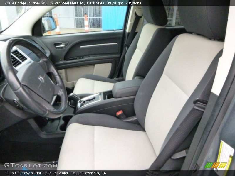 Silver Steel Metallic / Dark Slate Gray/Light Graystone 2009 Dodge Journey SXT