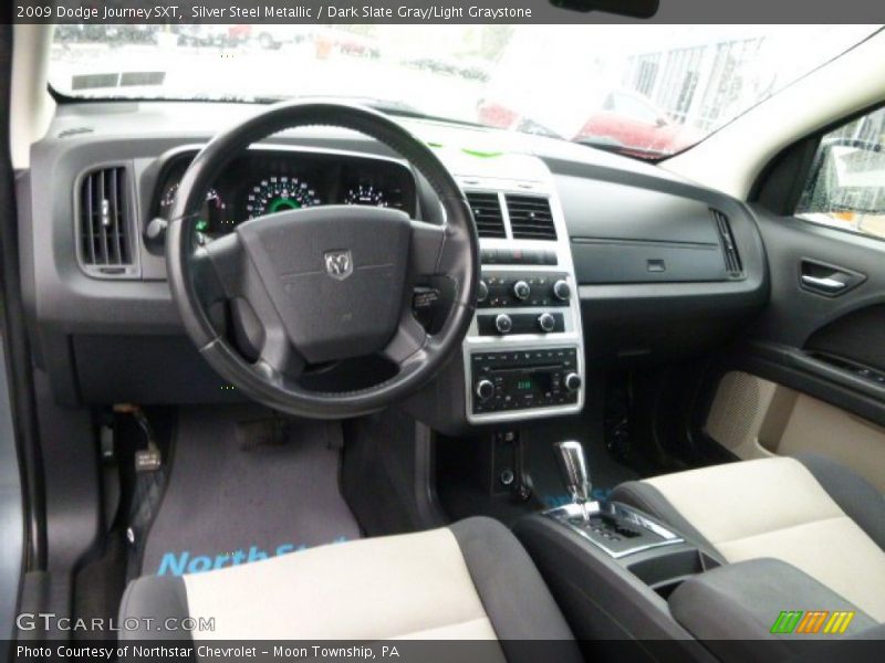 Silver Steel Metallic / Dark Slate Gray/Light Graystone 2009 Dodge Journey SXT