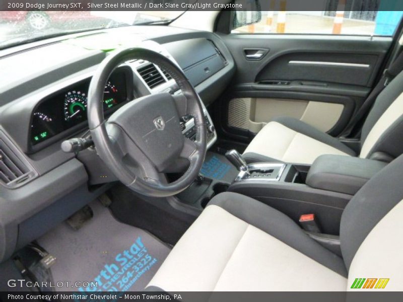 Silver Steel Metallic / Dark Slate Gray/Light Graystone 2009 Dodge Journey SXT