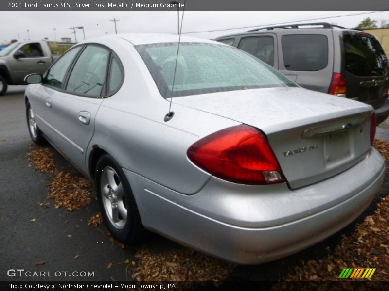 Silver Frost Metallic / Medium Graphite 2001 Ford Taurus SES