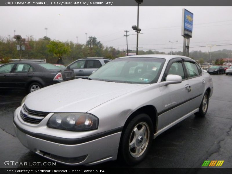 Galaxy Silver Metallic / Medium Gray 2001 Chevrolet Impala LS