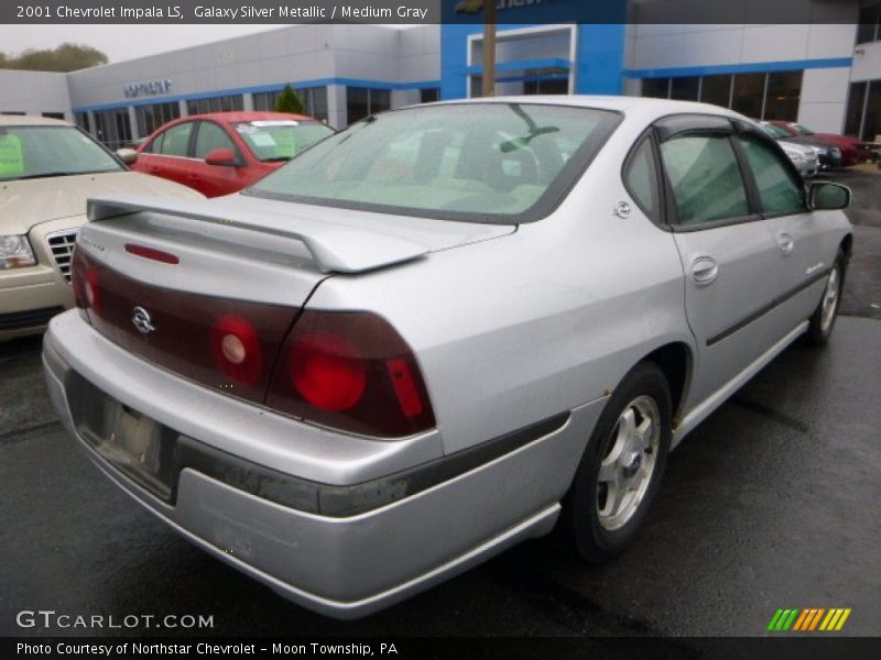 Galaxy Silver Metallic / Medium Gray 2001 Chevrolet Impala LS