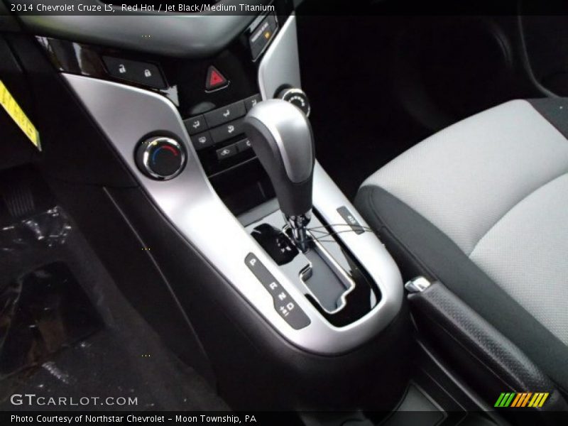 Red Hot / Jet Black/Medium Titanium 2014 Chevrolet Cruze LS