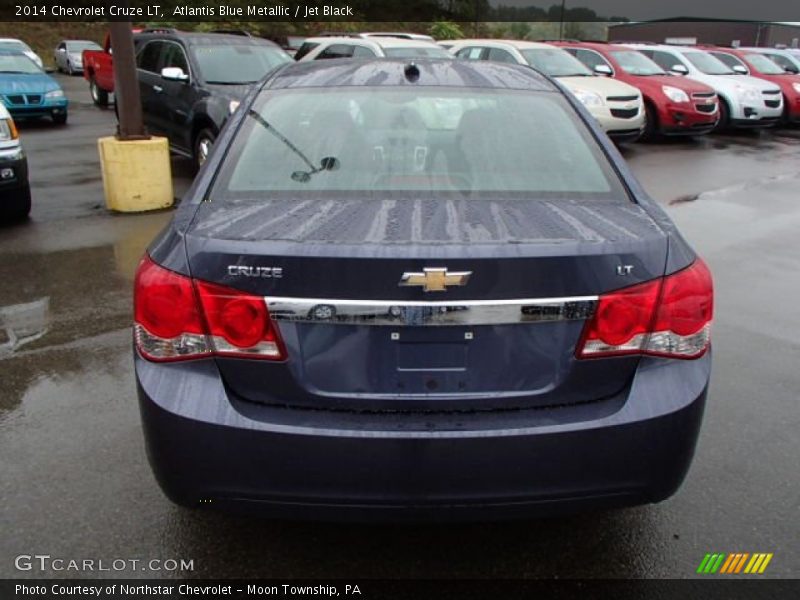 Atlantis Blue Metallic / Jet Black 2014 Chevrolet Cruze LT