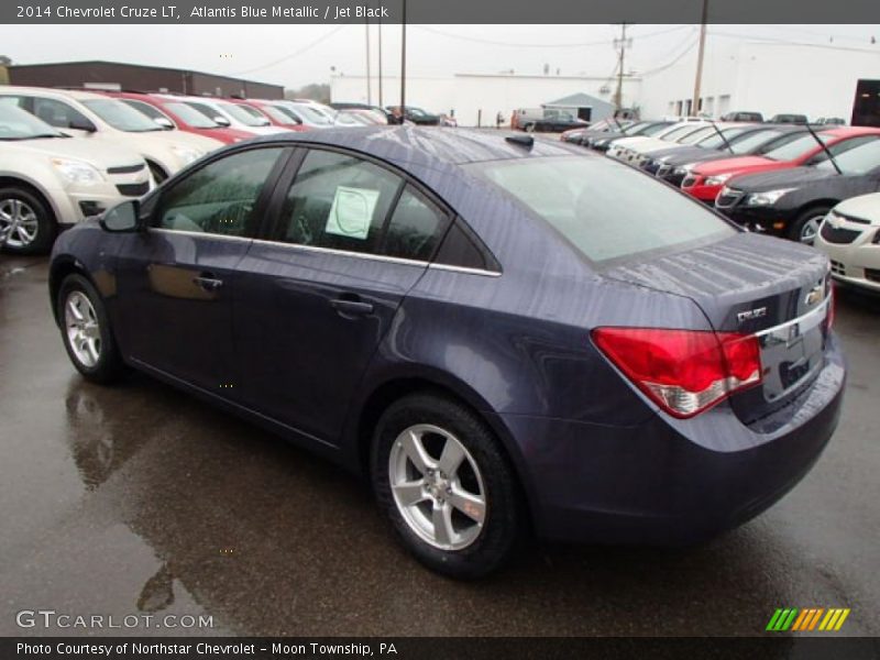Atlantis Blue Metallic / Jet Black 2014 Chevrolet Cruze LT