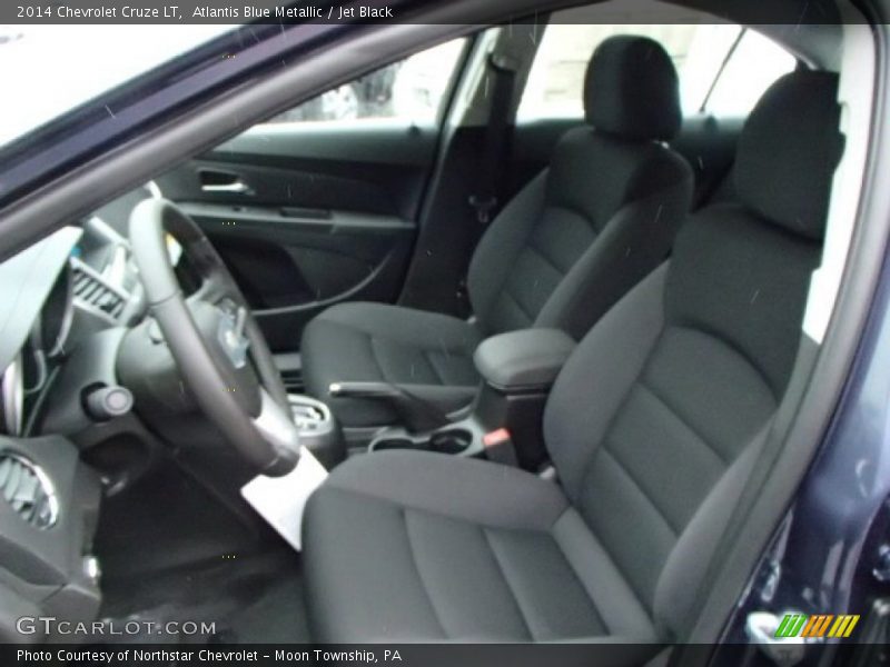 Atlantis Blue Metallic / Jet Black 2014 Chevrolet Cruze LT