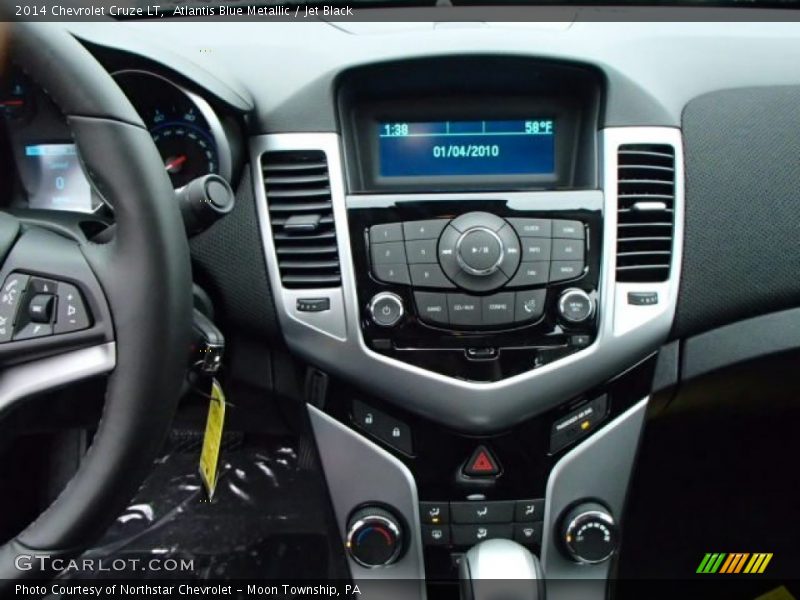 Atlantis Blue Metallic / Jet Black 2014 Chevrolet Cruze LT