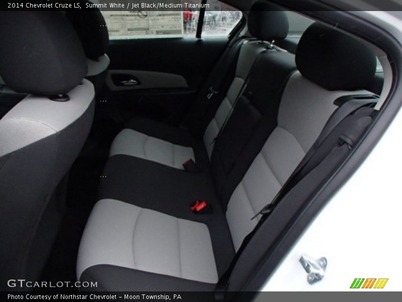 Summit White / Jet Black/Medium Titanium 2014 Chevrolet Cruze LS