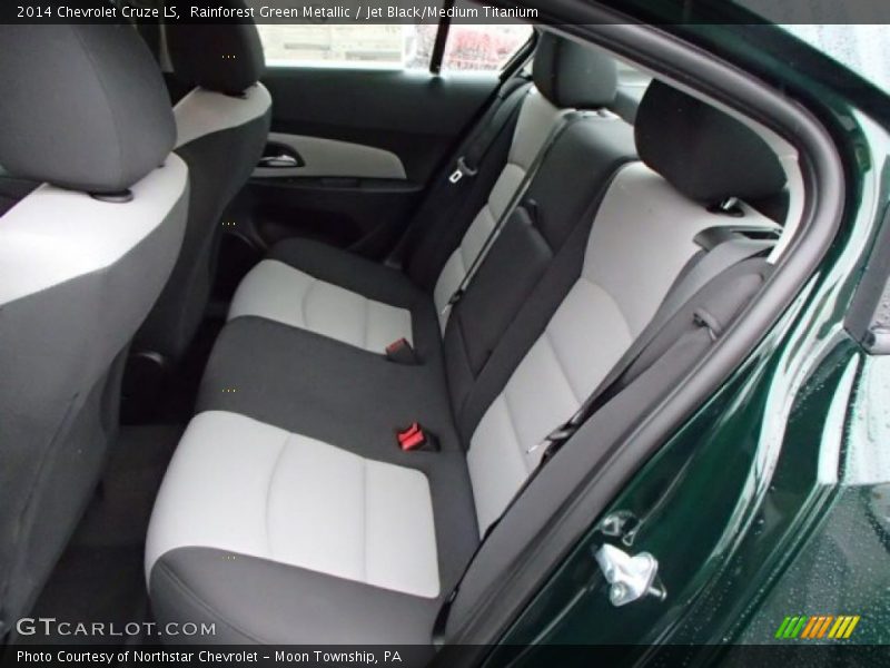 Rainforest Green Metallic / Jet Black/Medium Titanium 2014 Chevrolet Cruze LS