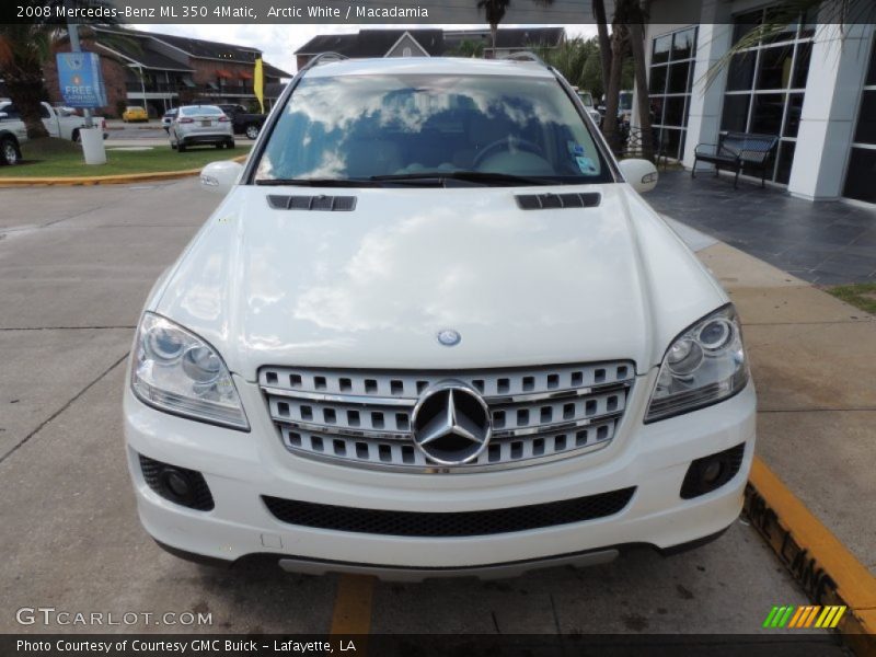 Arctic White / Macadamia 2008 Mercedes-Benz ML 350 4Matic