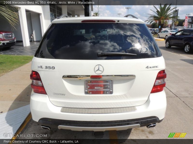 Arctic White / Macadamia 2008 Mercedes-Benz ML 350 4Matic