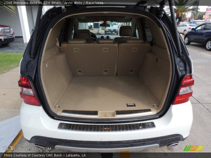 Arctic White / Macadamia 2008 Mercedes-Benz ML 350 4Matic