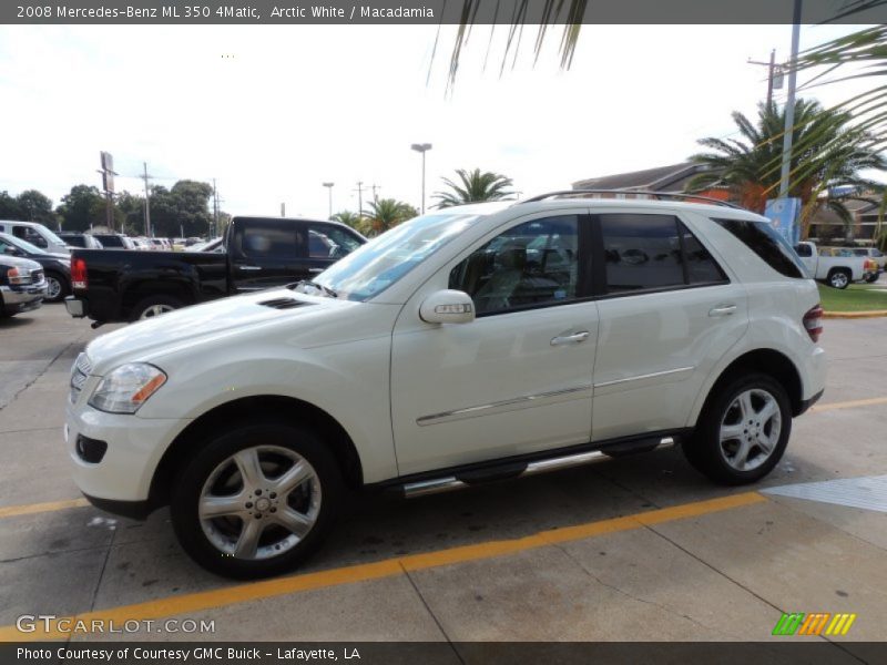 Arctic White / Macadamia 2008 Mercedes-Benz ML 350 4Matic