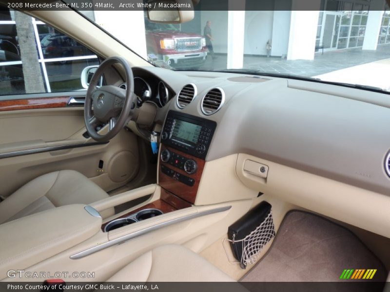 Arctic White / Macadamia 2008 Mercedes-Benz ML 350 4Matic