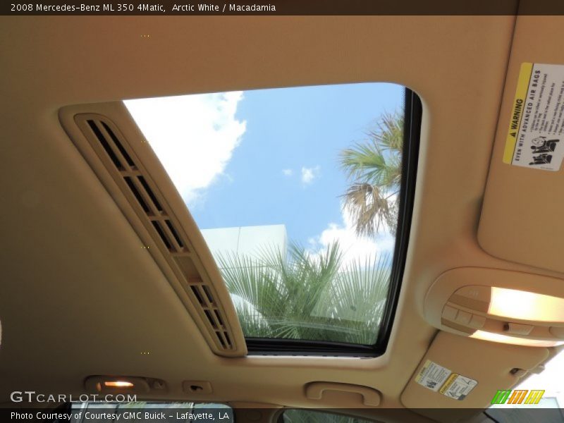 Arctic White / Macadamia 2008 Mercedes-Benz ML 350 4Matic