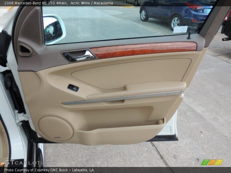 Arctic White / Macadamia 2008 Mercedes-Benz ML 350 4Matic