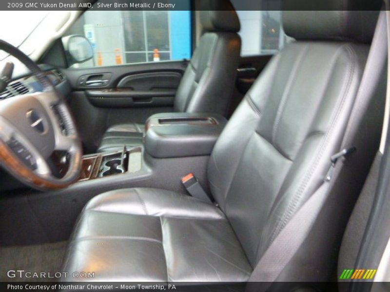 Silver Birch Metallic / Ebony 2009 GMC Yukon Denali AWD