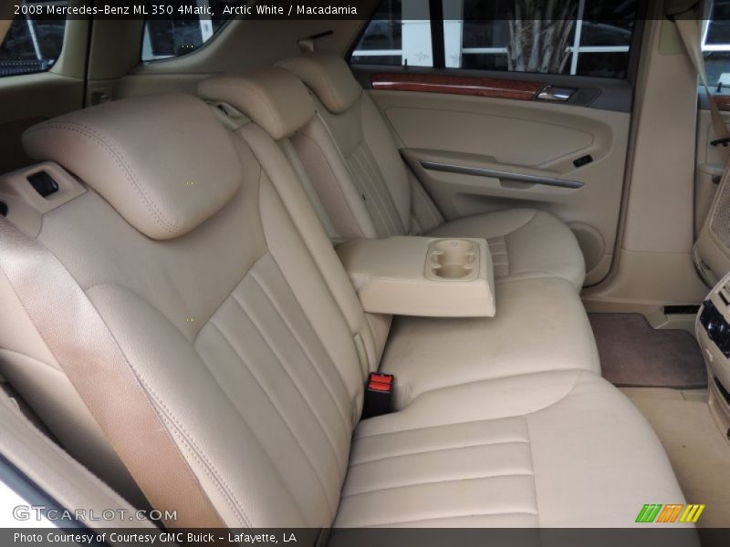 Arctic White / Macadamia 2008 Mercedes-Benz ML 350 4Matic