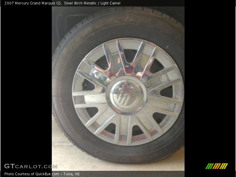 Silver Birch Metallic / Light Camel 2007 Mercury Grand Marquis GS