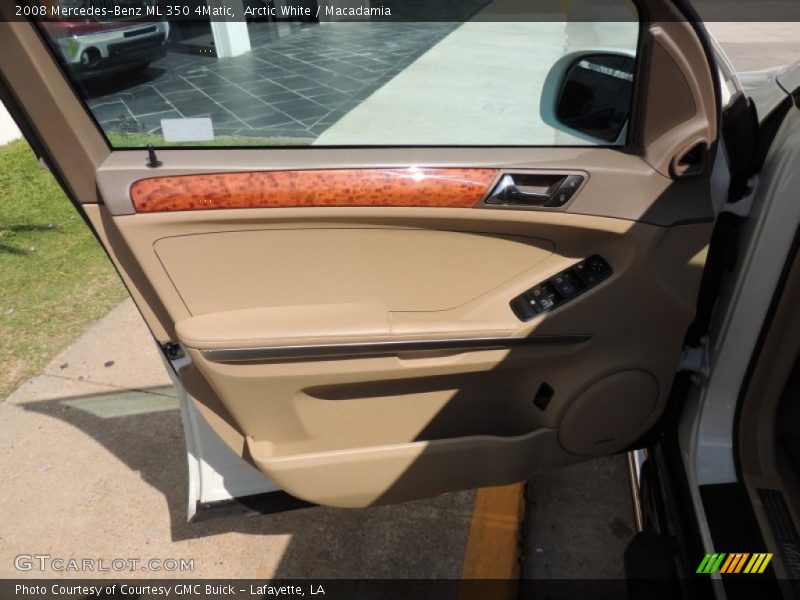 Arctic White / Macadamia 2008 Mercedes-Benz ML 350 4Matic