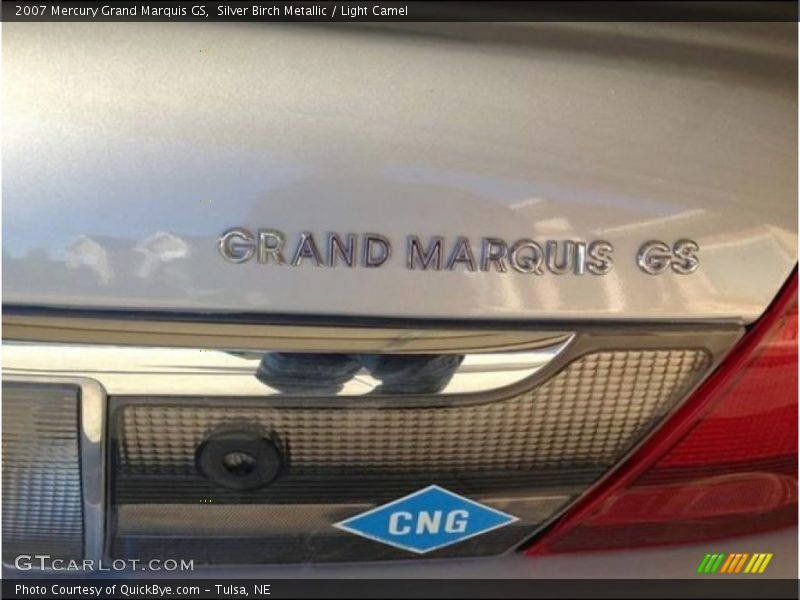 Silver Birch Metallic / Light Camel 2007 Mercury Grand Marquis GS