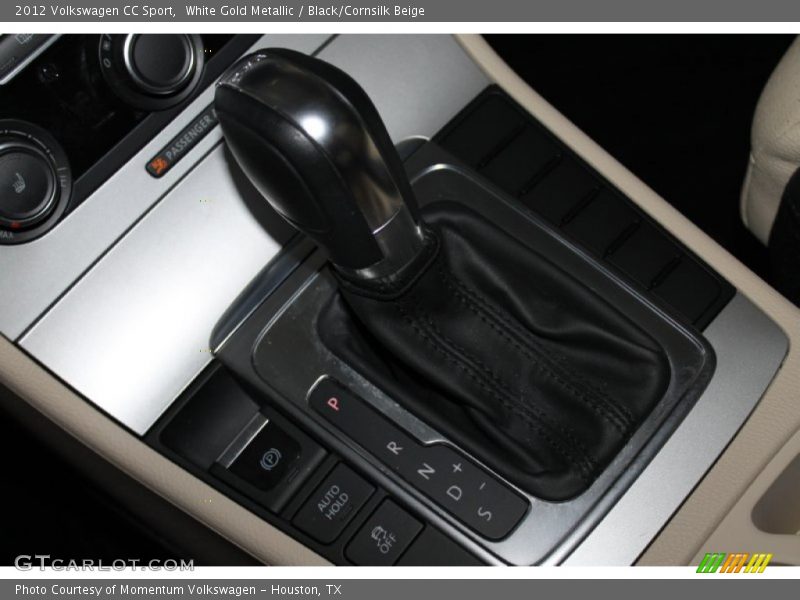 White Gold Metallic / Black/Cornsilk Beige 2012 Volkswagen CC Sport