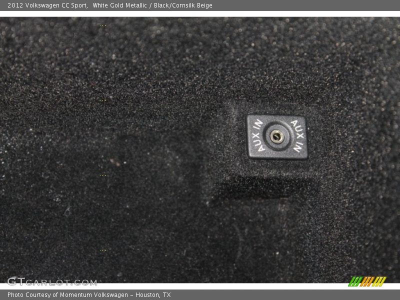 White Gold Metallic / Black/Cornsilk Beige 2012 Volkswagen CC Sport