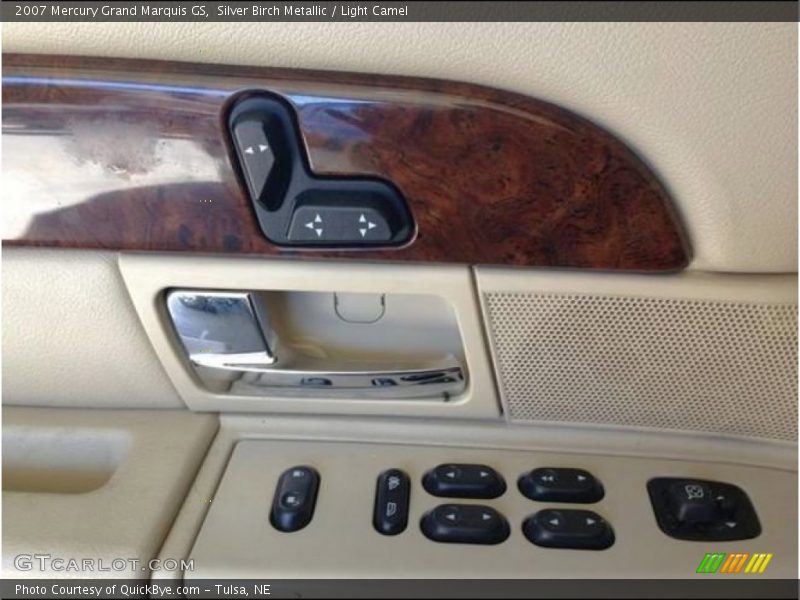 Silver Birch Metallic / Light Camel 2007 Mercury Grand Marquis GS