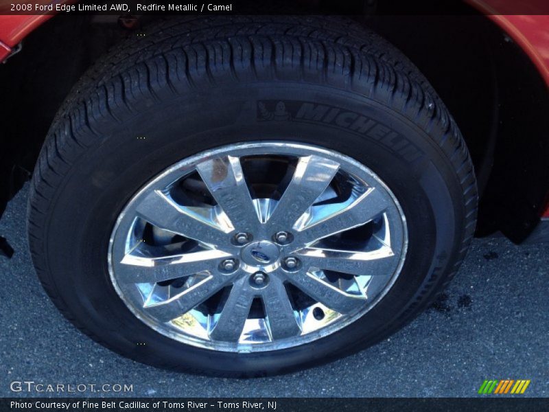Redfire Metallic / Camel 2008 Ford Edge Limited AWD