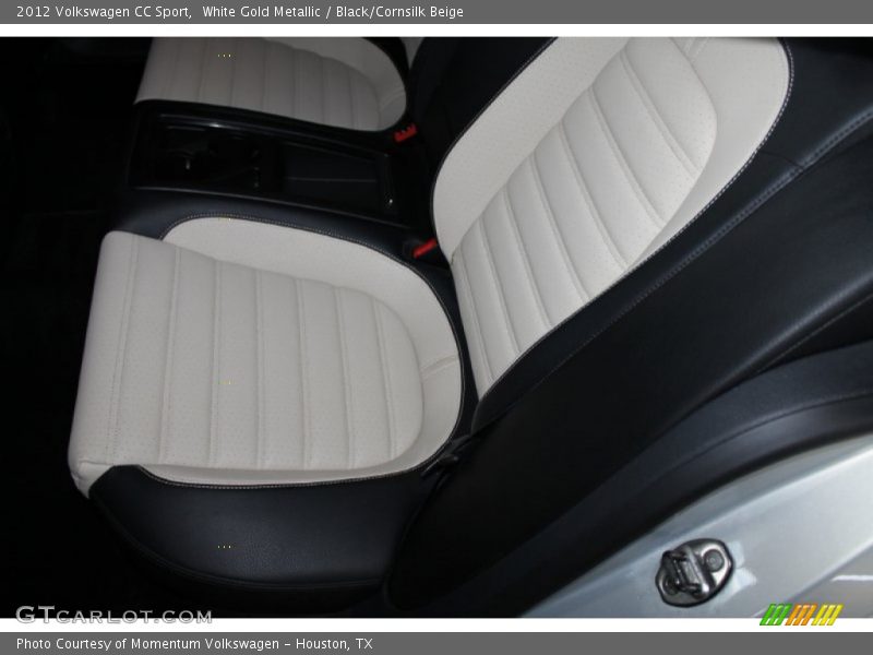 White Gold Metallic / Black/Cornsilk Beige 2012 Volkswagen CC Sport