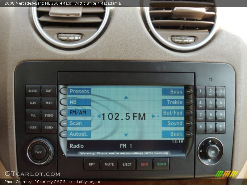 Arctic White / Macadamia 2008 Mercedes-Benz ML 350 4Matic