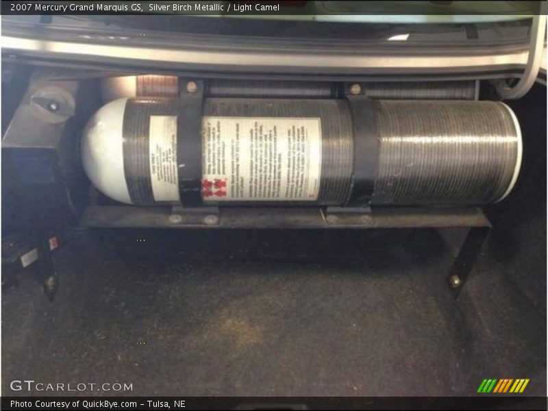 Silver Birch Metallic / Light Camel 2007 Mercury Grand Marquis GS