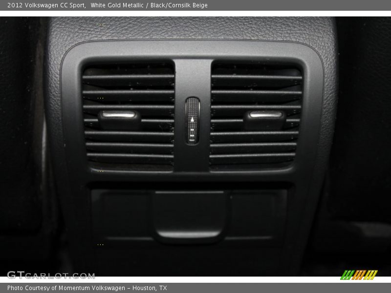 White Gold Metallic / Black/Cornsilk Beige 2012 Volkswagen CC Sport