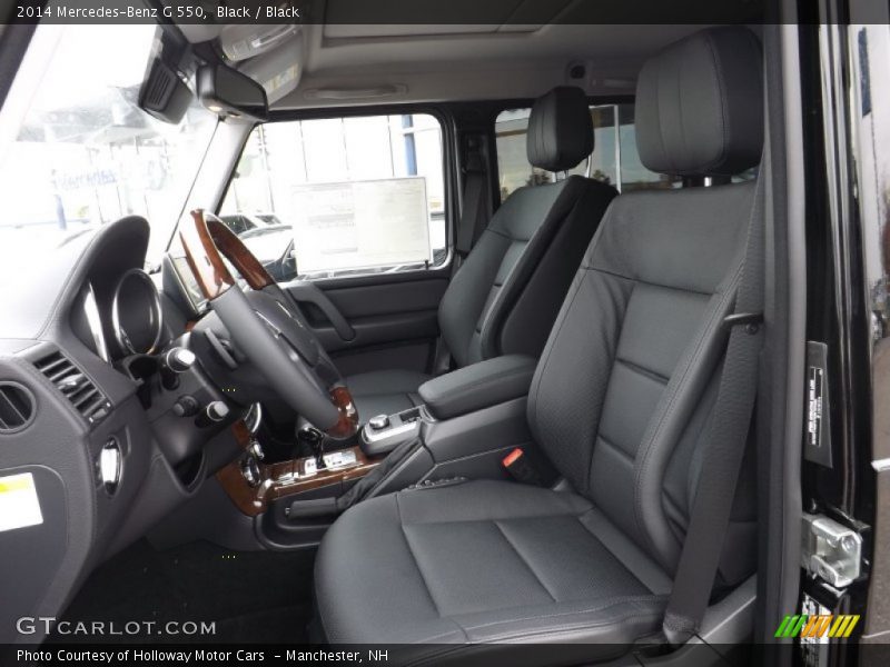 Front Seat of 2014 G 550