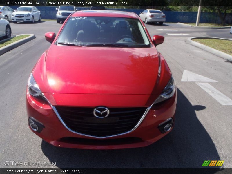 Soul Red Metallic / Black 2014 Mazda MAZDA3 s Grand Touring 4 Door