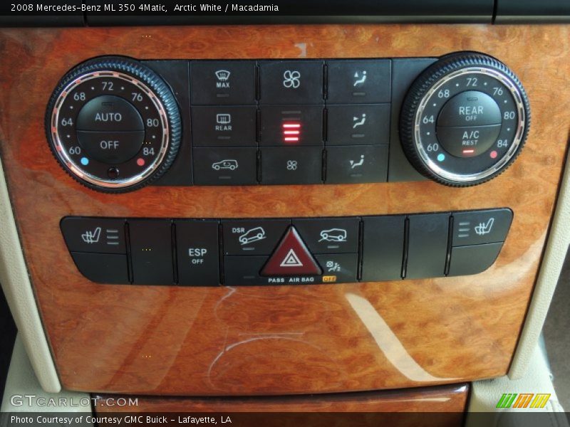 Arctic White / Macadamia 2008 Mercedes-Benz ML 350 4Matic