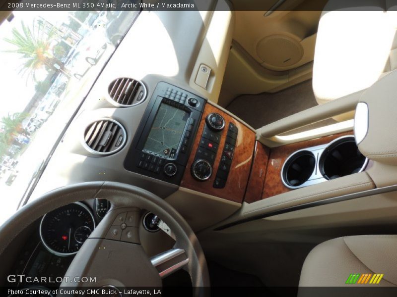 Arctic White / Macadamia 2008 Mercedes-Benz ML 350 4Matic