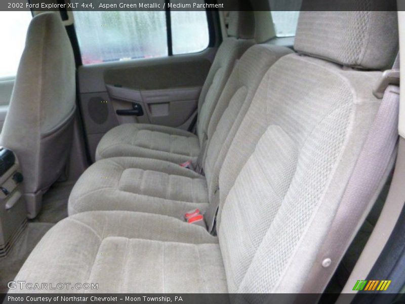 Aspen Green Metallic / Medium Parchment 2002 Ford Explorer XLT 4x4