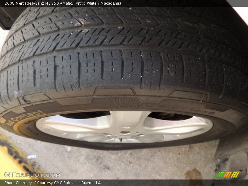 Arctic White / Macadamia 2008 Mercedes-Benz ML 350 4Matic