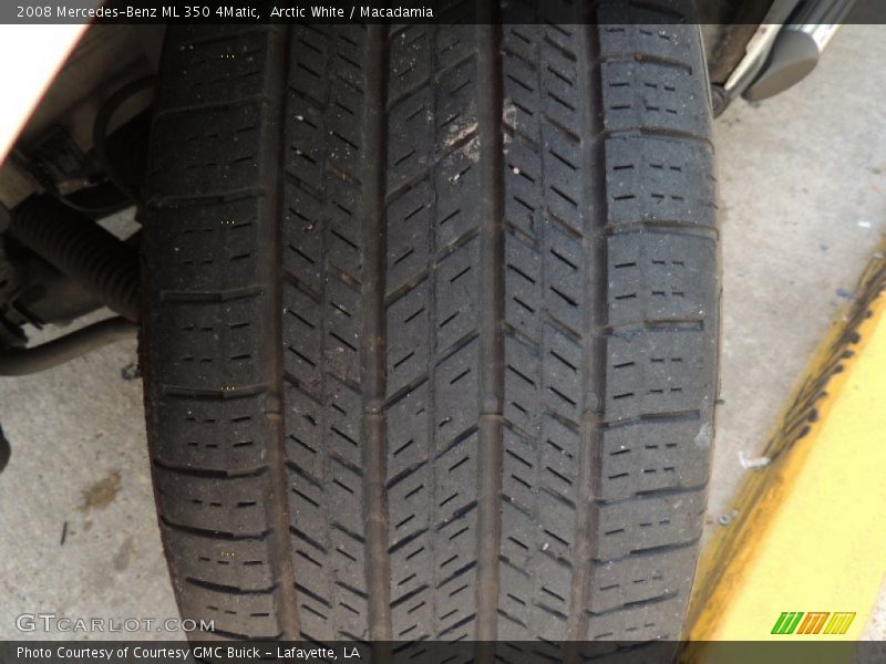 Arctic White / Macadamia 2008 Mercedes-Benz ML 350 4Matic