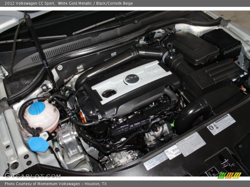 White Gold Metallic / Black/Cornsilk Beige 2012 Volkswagen CC Sport