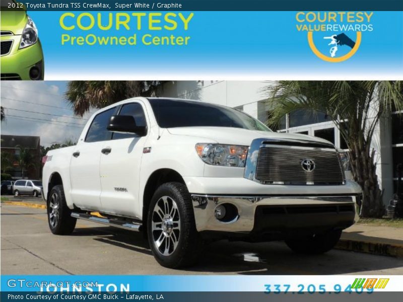 Super White / Graphite 2012 Toyota Tundra TSS CrewMax