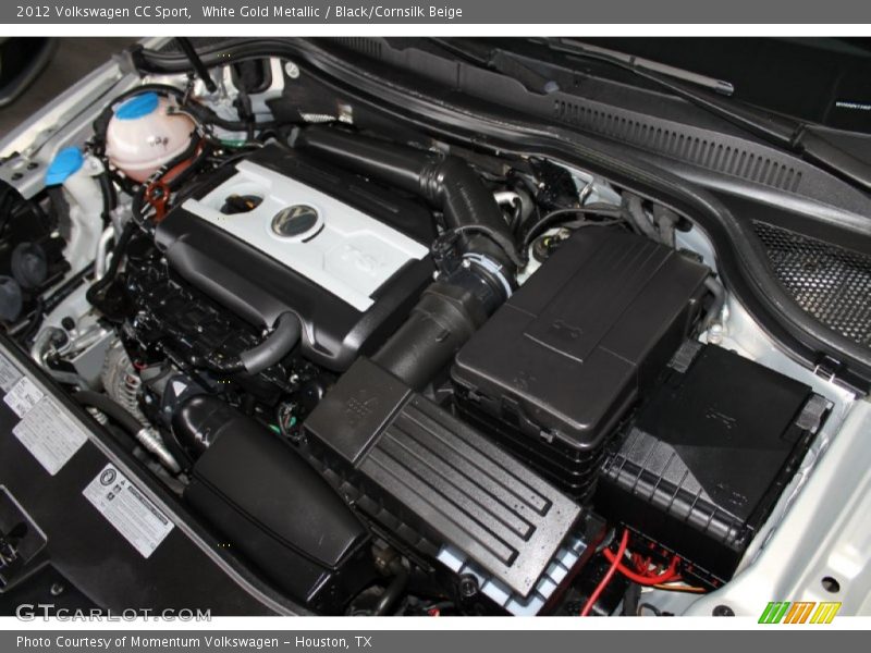 White Gold Metallic / Black/Cornsilk Beige 2012 Volkswagen CC Sport