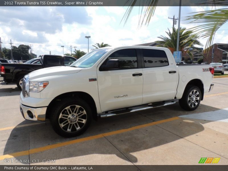 Super White / Graphite 2012 Toyota Tundra TSS CrewMax