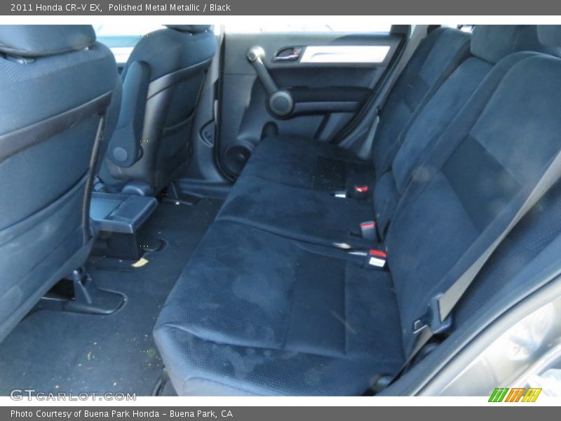Polished Metal Metallic / Black 2011 Honda CR-V EX